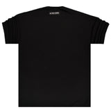 Tony couper - TT23/104 - lines oversized tee - black