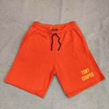 Tony couper - V23/19 - orange logo shorts - orange