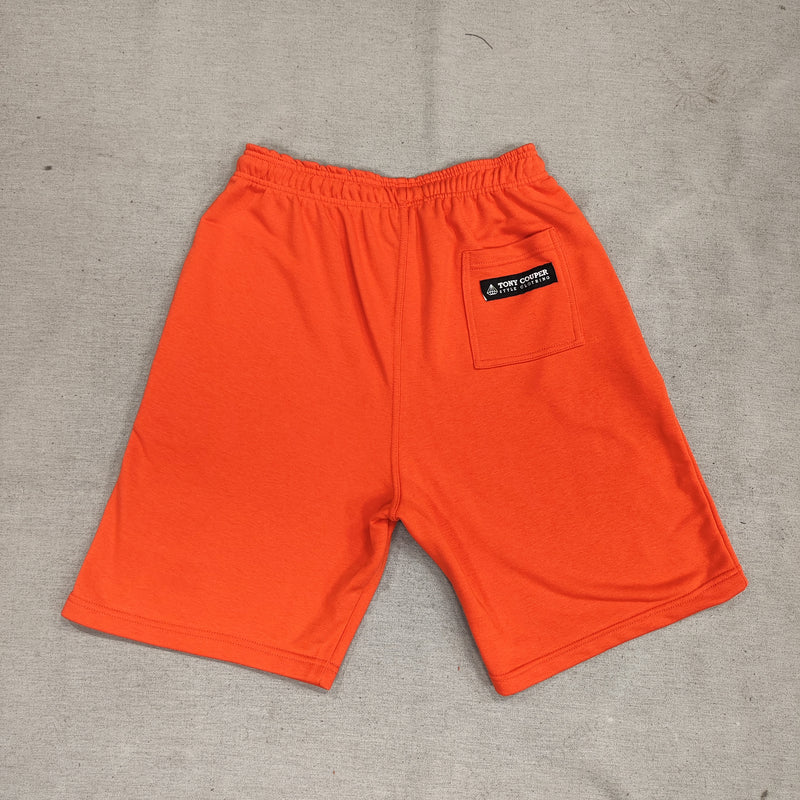 Tony couper - V23/19 - orange logo shorts - orange