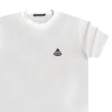 Ανδρική κοντομάνικη μπλούζα Tony couper - T24/46 - diamond logo λευκό
