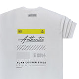 Tony couper - T24/22 - authentic extra oversized tee - white