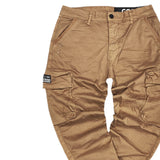 Cosi jeans - 62-fosse - w23 - splashed elasticated cargo - camel