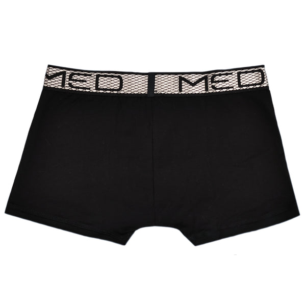 MED - 2112214-SILVER - silver accent boxer - black.