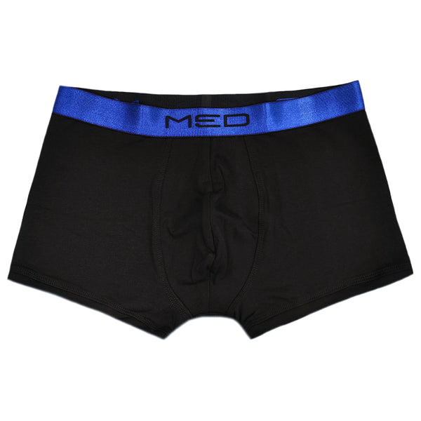 MED - 2112280-25 - blue accent boxer - black