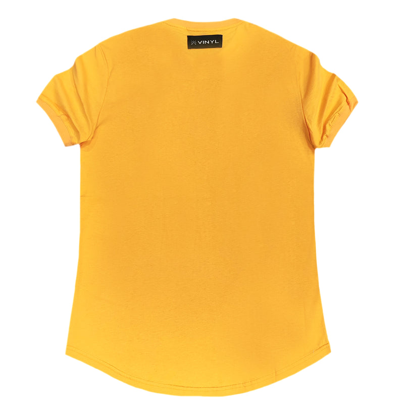 Vinyl art clothing - 19510-36 - essential long line t-shirt - yellow