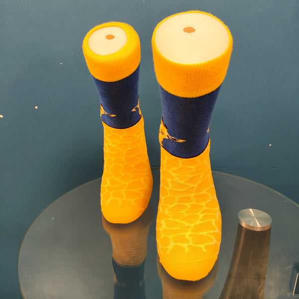 Μακριές Κάλτσες V-tex socks - SOCKS-GIRAFFE κίτρινο