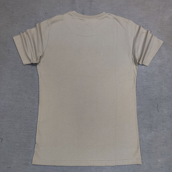 Henry clothing - 3-058 - logo t-shirt - beige