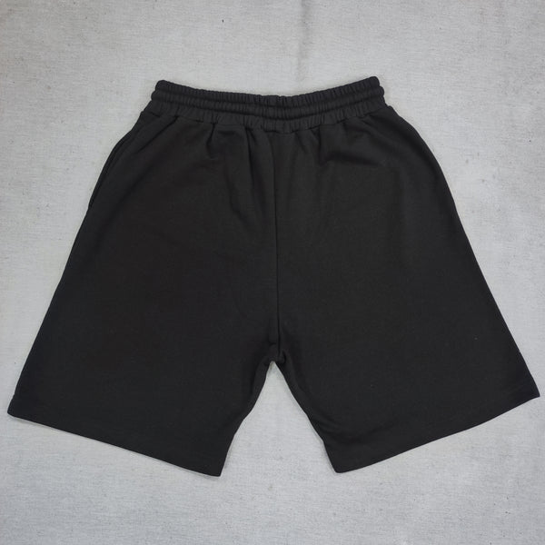 HENRY CLOTHING - 6-054 - LOGO SHORTS - BLACK