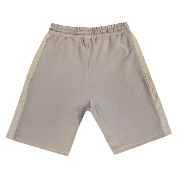 Ανδρική βερμούδα Henry Clothing - 6-056 - logo shorts μπεζ
