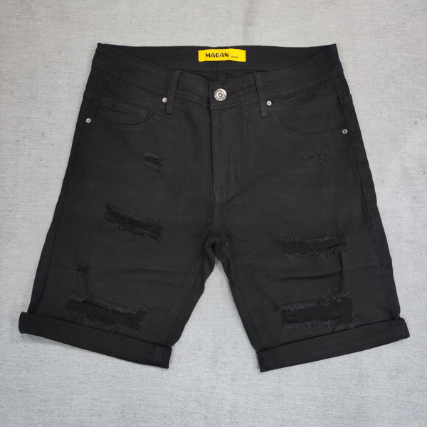Gang - MG807 - fabric cargo shorts - black