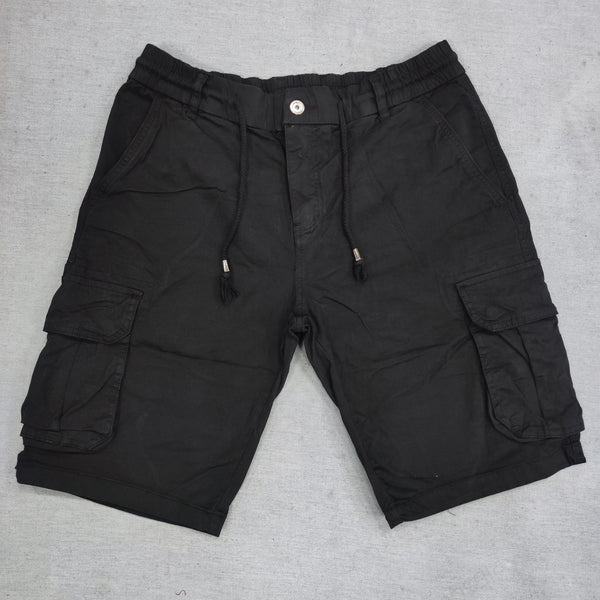 Gang - X-2261-1 - fabric cargo shorts - black