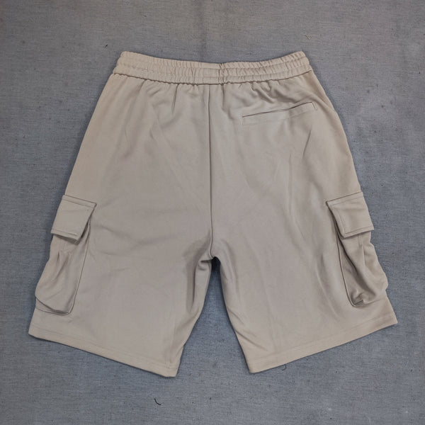 Gang - LK-7102 - simple cargo shorts - beige
