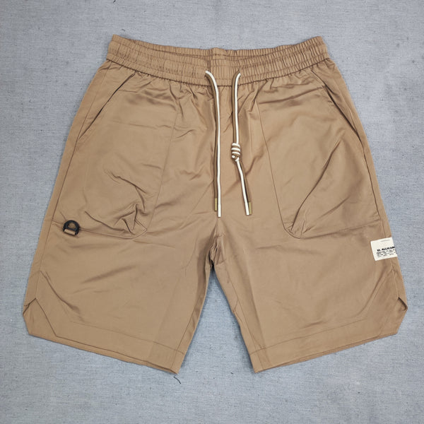 Gang - LK-7112 - fabric cargo shorts - brown