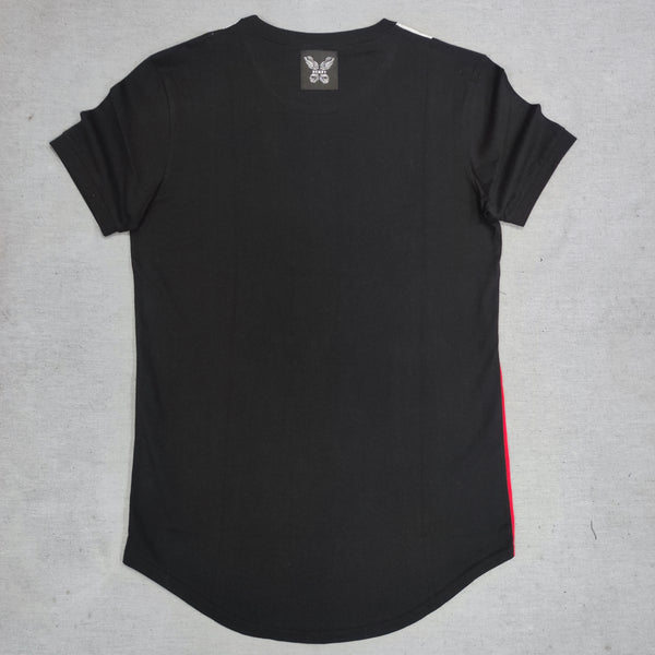Henry clothing - 3-211 - tri color tee - black