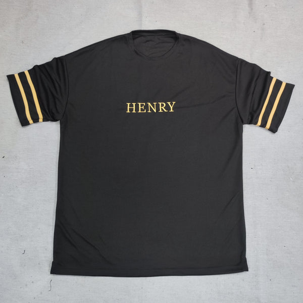 Henry clothing - 3-197 - polyester t-shirt - black