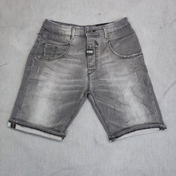 Cosi jeans - 63-BOGGIO 3 - denim shorts - grey denim