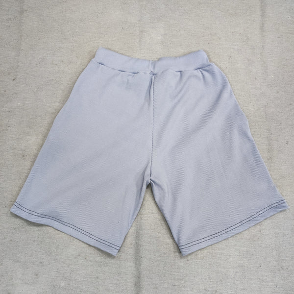 Close society - S24-900 - white patch spring shorts - light blue