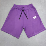 Close society - S24-900 - white patch spring shorts - purple