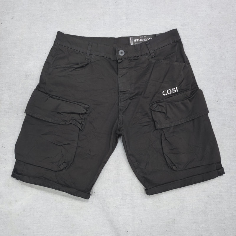 Cosi jeans - CARGO-OR - cargo shorts - black