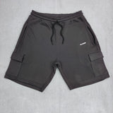 Ανδρική βερμούδα Close society - S24-501 - simple logo cargo shorts γκρι