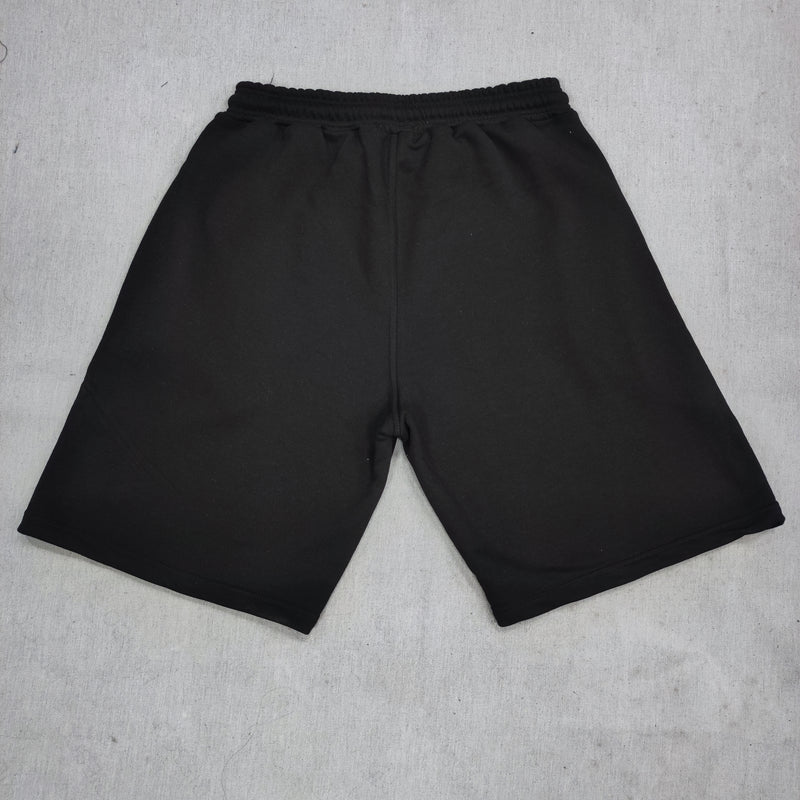 Ανδρική βερμούδα Close society - S24-411 - plastic logo shorts μαύρο