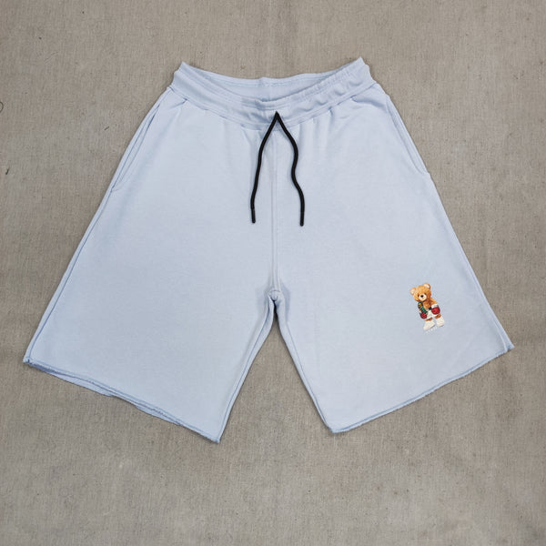 Ανδρική βερμούδα Close society - S24-402 - champion bear logo shorts γαλάζιο