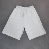 Ανδρική βερμούδα Close society - S24-409 - simple logo shorts λευκό