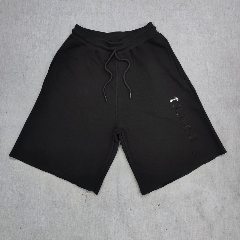 Ανδρική βερμούδα Close society - S24-410 - large gloss logo shorts μαύρο