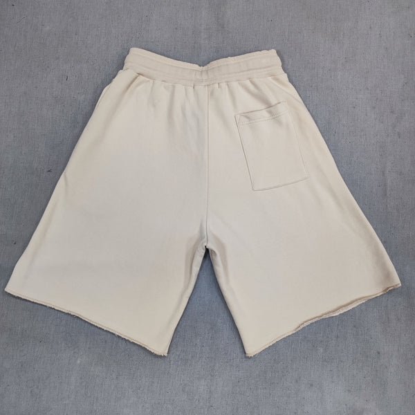 Ανδρική βερμούδα Close society - S24-408 - luxury logo shorts μπεζ