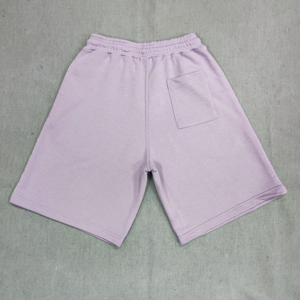 Ανδρική βερμούδα Close society - S24-406 - buggs logo shorts λιλά