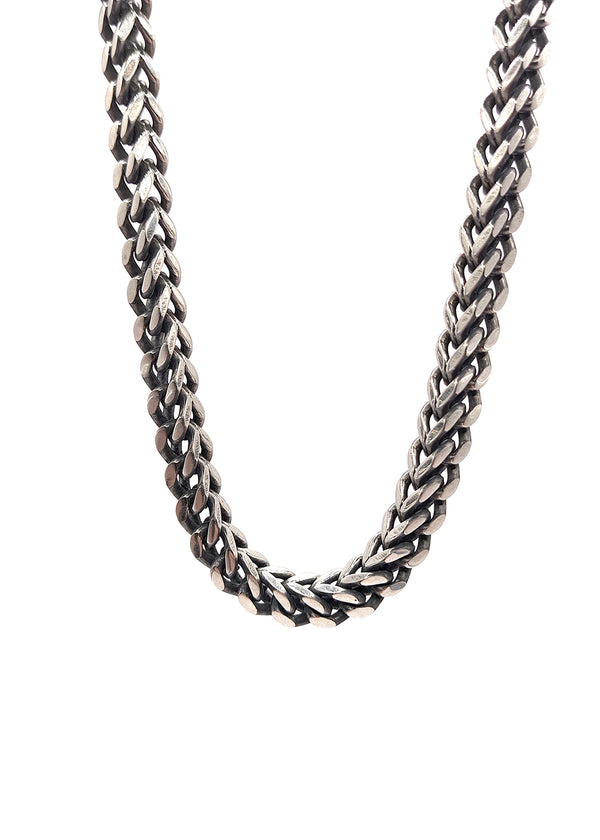 Αλυσίδα από ανοξείδωτο ατσάλι Gang - GCK008 - thick necklace chain ασημένιο