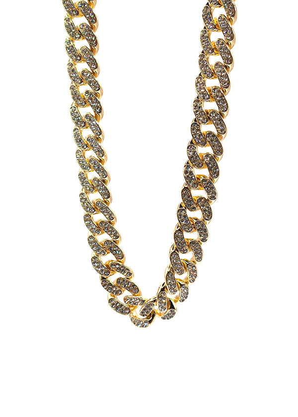 Αλυσίδα από ανοξείδωτο ατσάλι GUF - GCK001 - gems necklace chain χρυσό