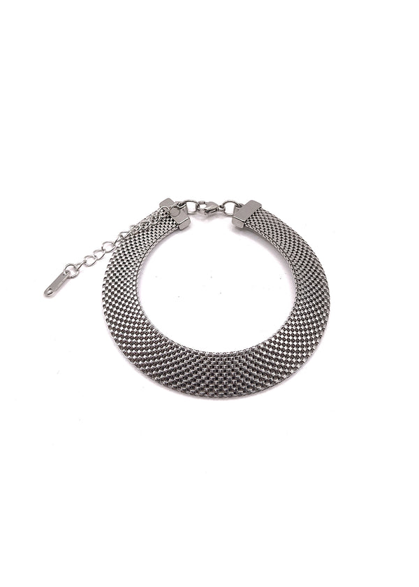 Βραχιόλι από ανοξείδωτο ατσάλι GUF - GCK003 - stainless steel bracelet ασημένιο