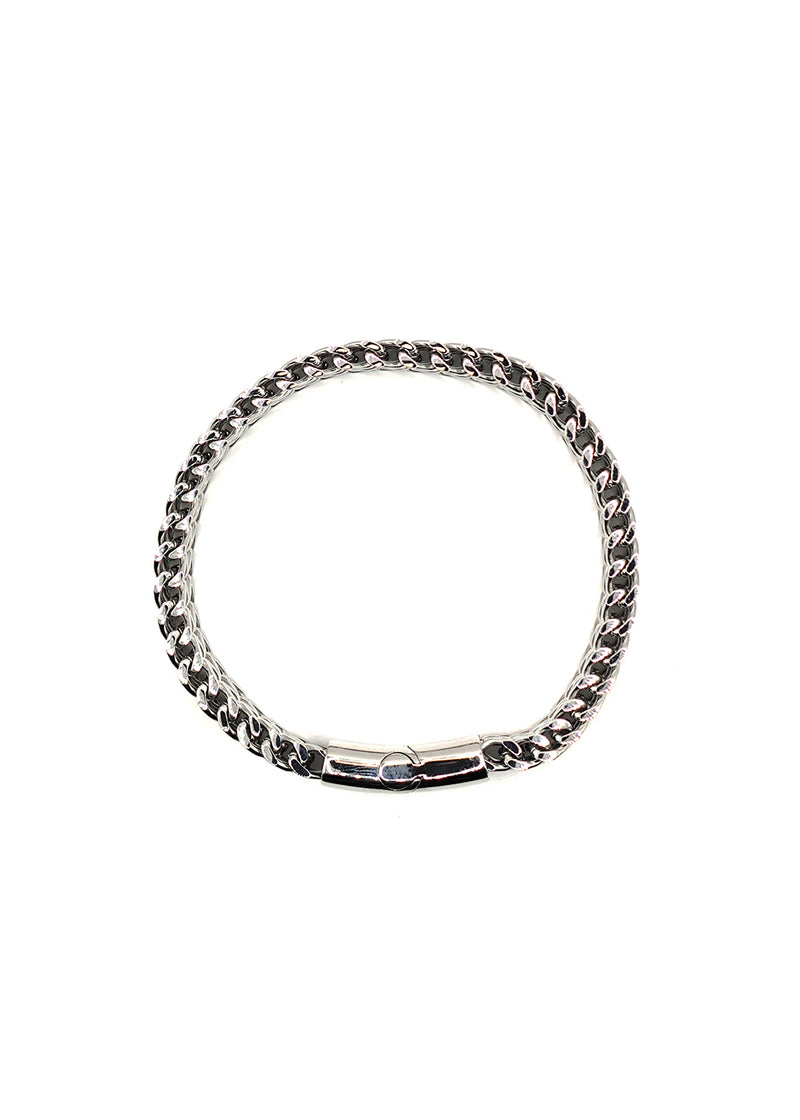 Βραχιόλι από ανοξείδωτο ατσάλι GUF - GCK035 - magnetic lock stainless steel bracelet ασημένιο