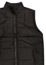 Ανδρικό αμάνικο μπουφάν GUF - JD12 - sleeveless puffer μαύρο