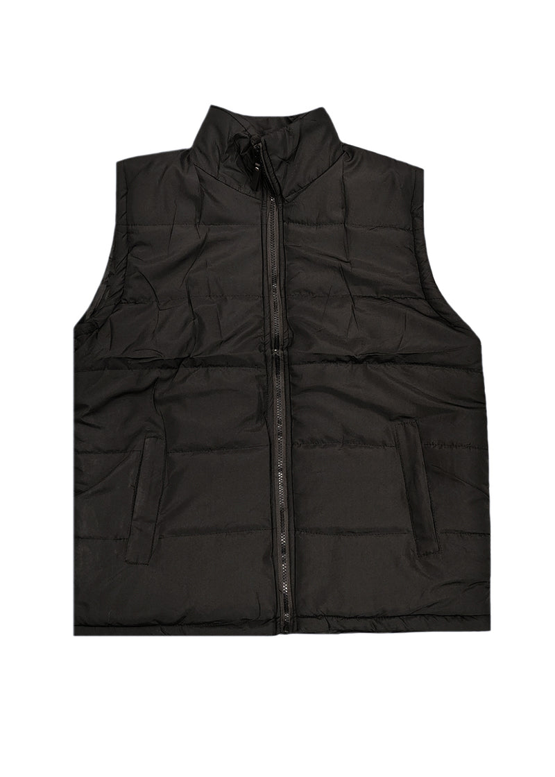 Ανδρικό αμάνικο μπουφάν GUF - JD12 - sleeveless puffer μαύρο