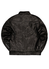 Ανδρικό μπουφάν GUF - ZM-5206-1 - yakuza dermatine jacket μαύρο