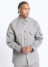 Ανδρικό πουκάμισο Devoted-14121-Shirt with Pockets Gray