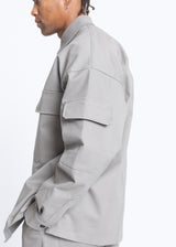 Ανδρικό πουκάμισο Devoted-14121-Shirt with Pockets Gray