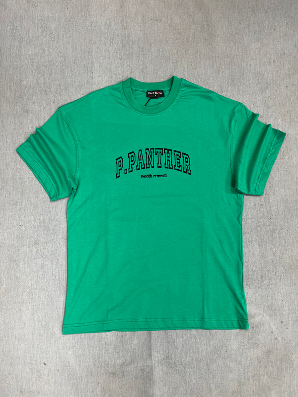 ICON D2 - Z-1001 - Oversized tee p. panther smooth criminal  - green