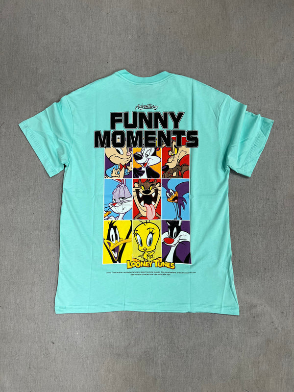 ICON D2 - Z-1010 - Regular fit Looney Tunes  adventures and funny moments  tee  - blue
