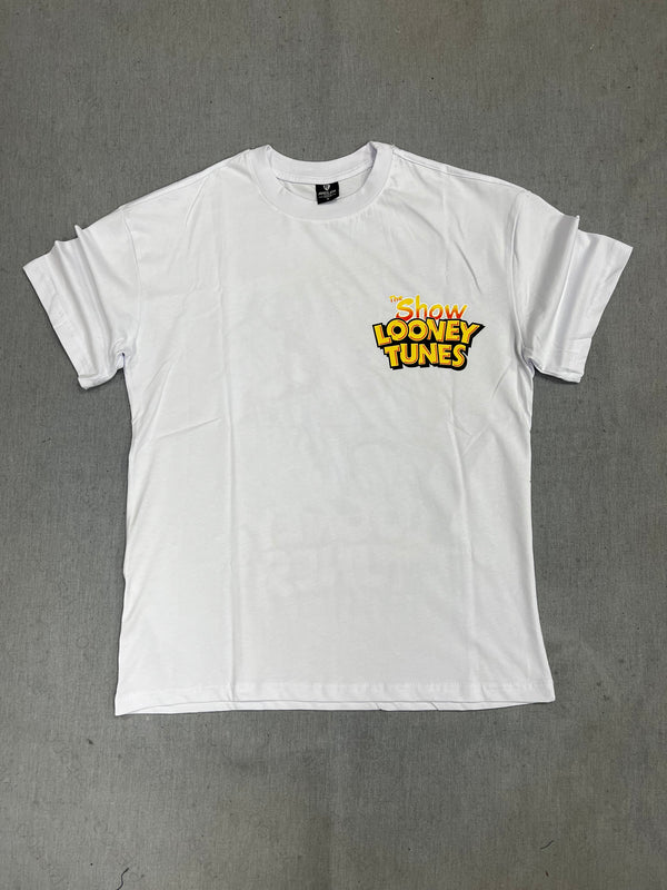 ICON D2 - Z-1015 - Regular fit the show Looney Tunes tee  - white