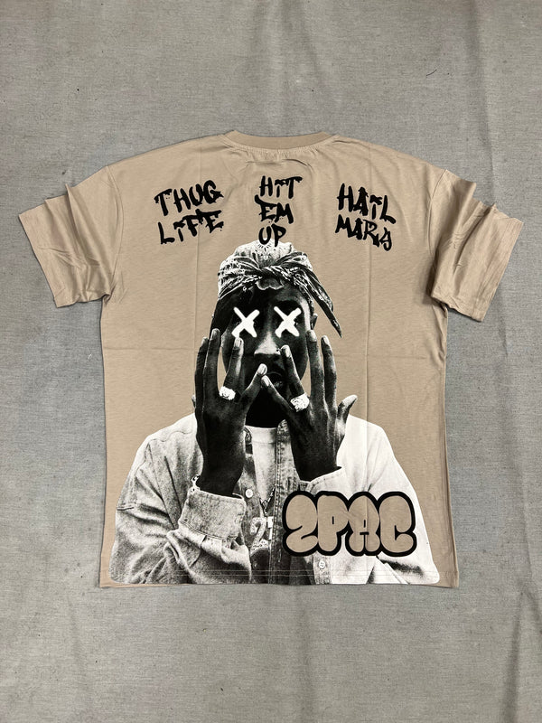 ICON D2 - Z-1027 - Oversized 2PAC tee - grey