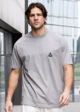 Ανδρική κοντομάνικη μπλούζα - Tony Couper - T25/18 - ice diamond logo loose fit t-shirt ανοιχτό γκρι