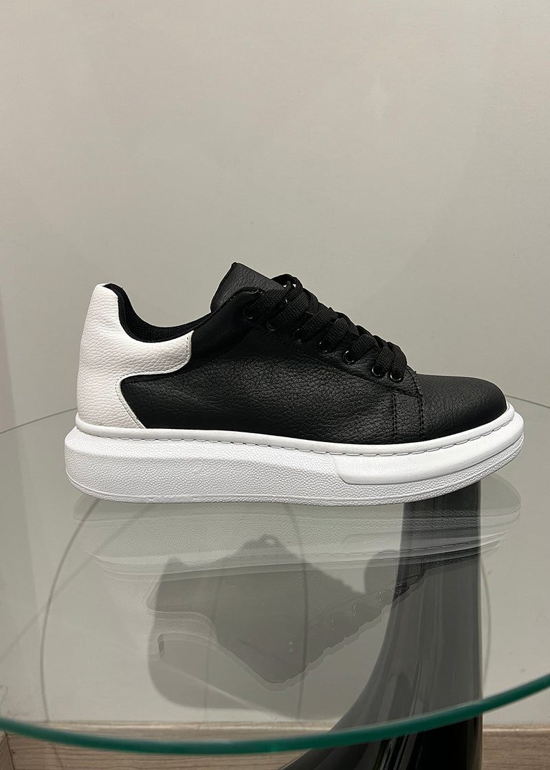 GUF - KUBACKGNG1 - white lined sneakers - black