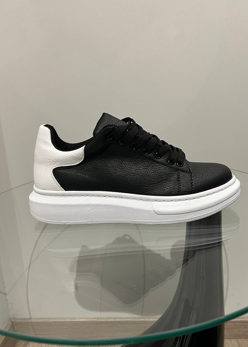 GUF - KUBACKGNG1 - white lined sneakers - black