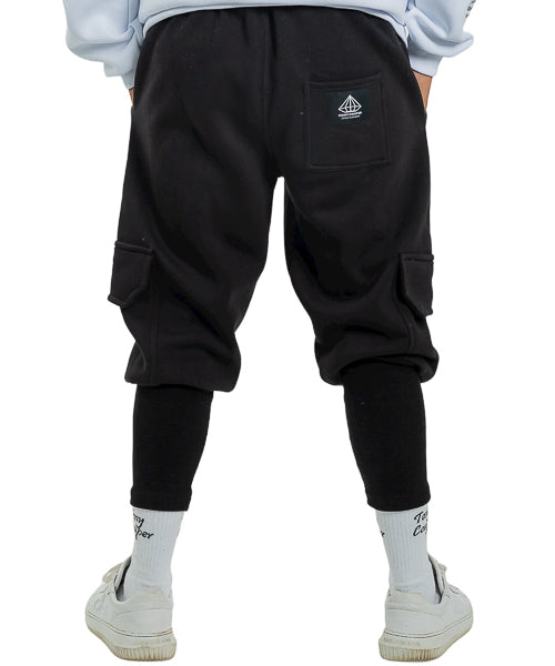 Tony couper - F23/1 - rip cargo trackpants - black