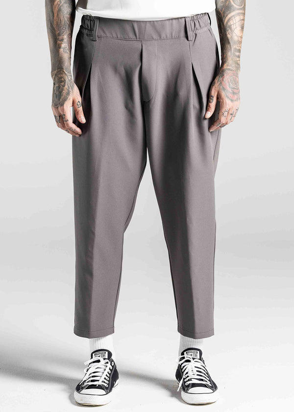 Ανδρικό υφασμάτινο παντελόνι Cosi Jeans  - 66-ISLA - FW25/26-fabric pants loose fit γκρι