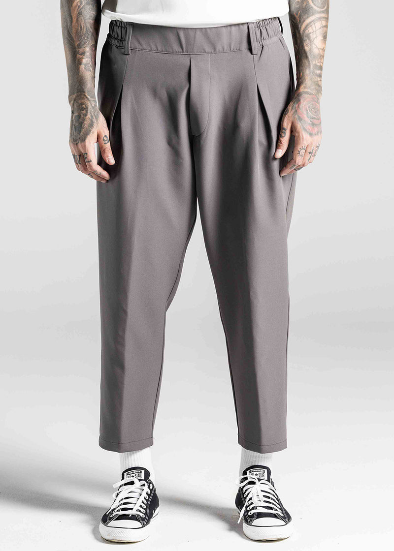 Ανδρικό υφασμάτινο παντελόνι Cosi Jeans  - 66-ISLA - FW25/26-fabric pants loose fit γκρι