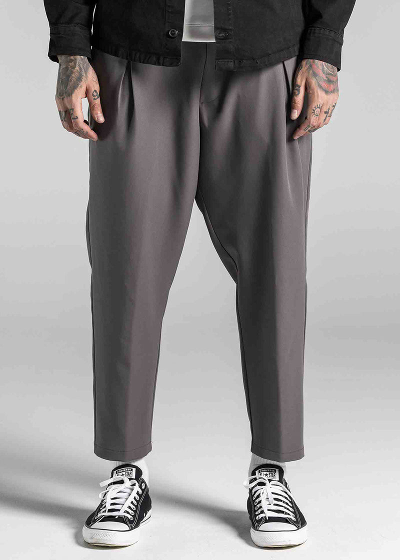 Ανδρικό υφασμάτινο παντελόνι Cosi Jeans  - 66-ISLA - FW25/26-fabric pants loose fit γκρι